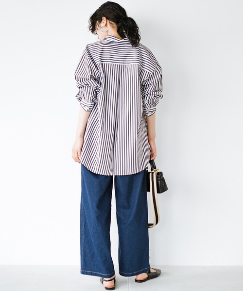 「haco!」 デニムパンツ MEDIUM インディゴブルー レディース_画像6