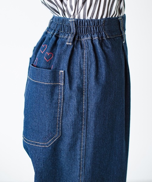 「haco!」 デニムパンツ MEDIUM インディゴブルー レディース_画像9