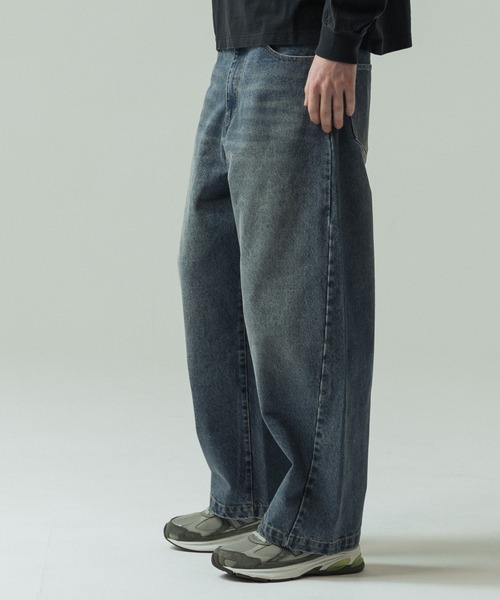 SLICK（スリック） ワイドパンツ ジーンズ 「SLICK/スリック」12.5oz