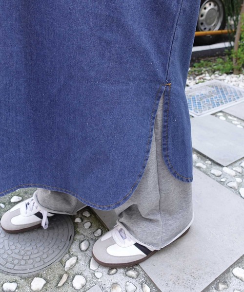 CORNERS by KR」 シャツワンピース L ライトブルー レディース