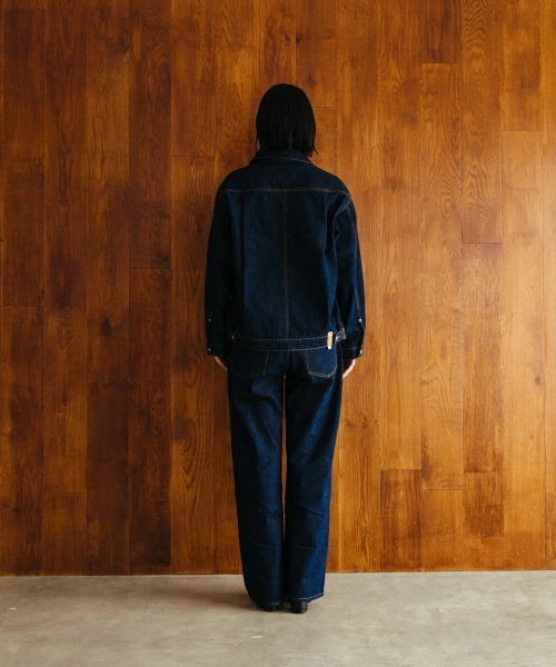 「oblekt」 デニムパンツ LARGE グレー レディース_画像8