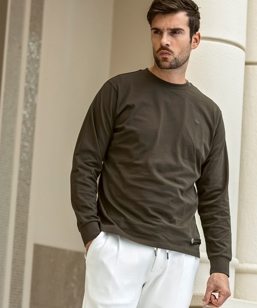 「1PIU1UGUALE3 RELAX 」 長袖Tシャツ M ブラック メンズ_画像5