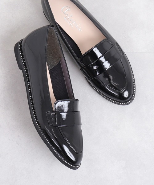 「artemis by DIANA」 シューズ 22.5cm クリアブラック レディース_画像5