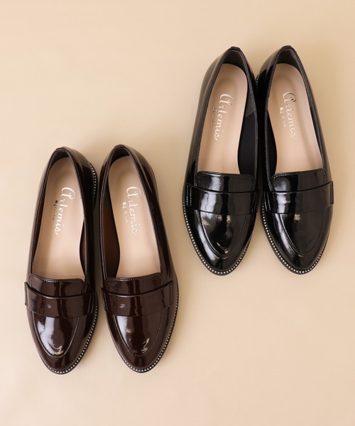 「artemis by DIANA」 シューズ 22.5cm クリアブラック レディース_画像8