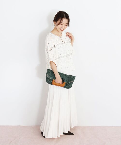 le.coeur blanc（ルクールブラン） ブラウス シャツ TORRAZZO DONNA 