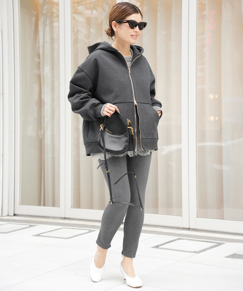 ドゥーズィエムクラス CALUX HOODIE M キャラクス ワッフル CALUX（キャラクス） パーカー フーディー レディース : ZOZOTOWN