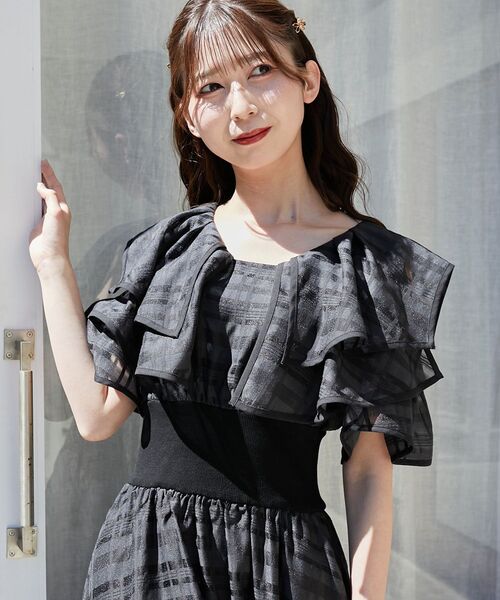 MAJESTIC LEGON（マジェスティックレゴン） ワンピース 夏 半袖 ダブル