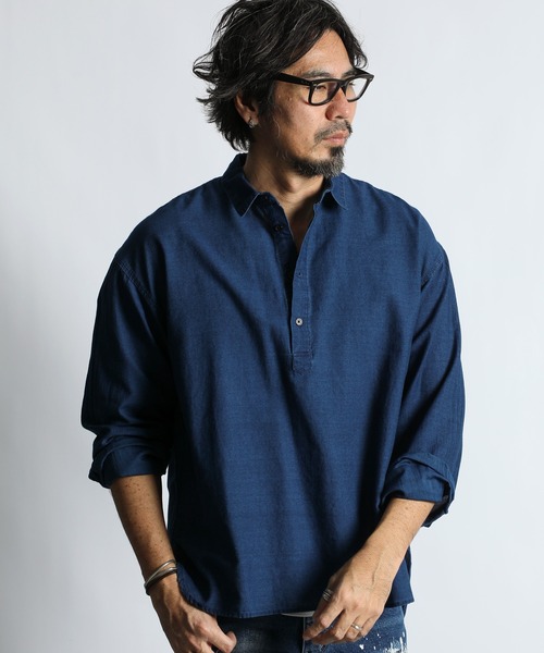 【SUNSEA】(サンシー) DENIM SHIRT デニムシャツ The DUFFER of ST.GEORGE（ザダファーオブセントジョージ） シャツ