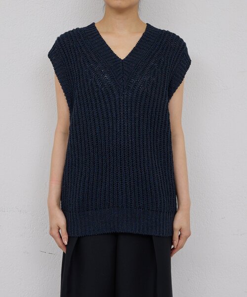 HERITANOVUM ニット セーター 「HERITANOVUM」リネンコットンニット