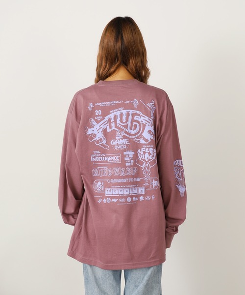 「HUF」 長袖Tシャツ S ライム メンズ_画像2