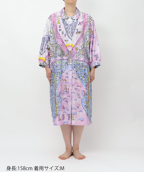 【新品タグ付】tsumori chisato SLEEP 綿サテン ワンピース tsumori chisato SLEEP ルームウェア 部屋着 綿100%(本体) ワンピース