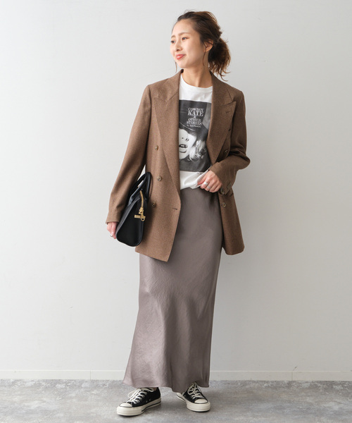 「Spick \u0026 Span」 ロングスカート 36 グレー レディースの画像