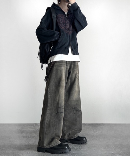 ADRER（アドラー） ジップアップパーカー M ネイビー メンズ