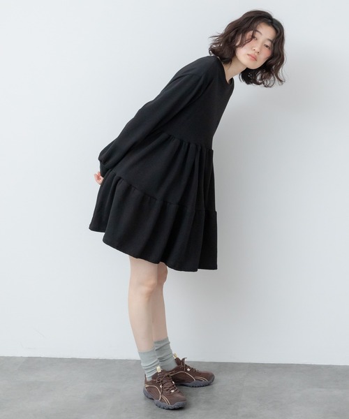 HEILIS（ヘイリス） ワンピース ティアードカットワンピース