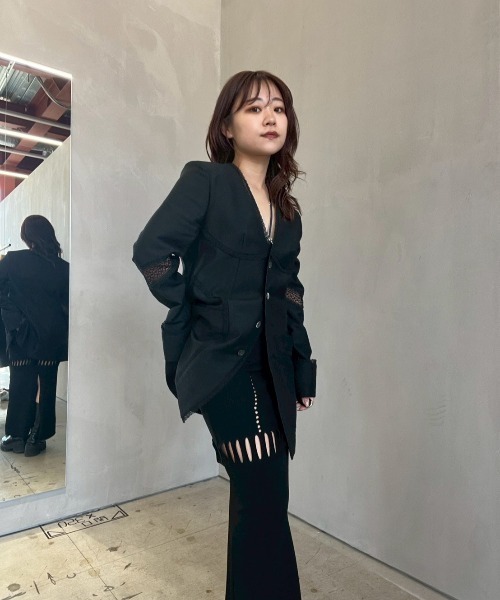 FETICO ジャケット FETICO（フェティコ） ジャケット ノーカラージャケット レディース