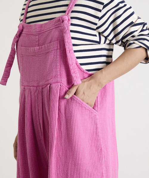 Freada（フリーダ） サロペット オーバーオール インドダブルガーゼ