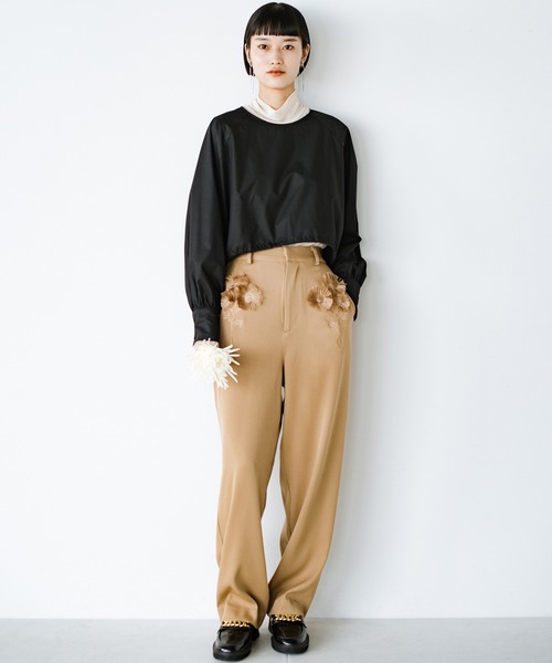 「haco!」 パンツ X-LARGE ブラック レディース_画像3