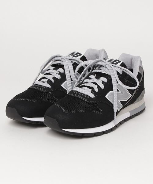 「New Balance」 ローカットスニーカー 23.0cm ブラック メンズ