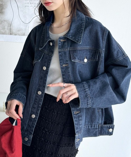 Java デニムジャケット X-LARGE インディゴブルー レディース