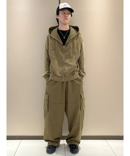 GAP（ギャップ） ジップアップパーカー M ブラウン メンズ : ZOZOTOWN