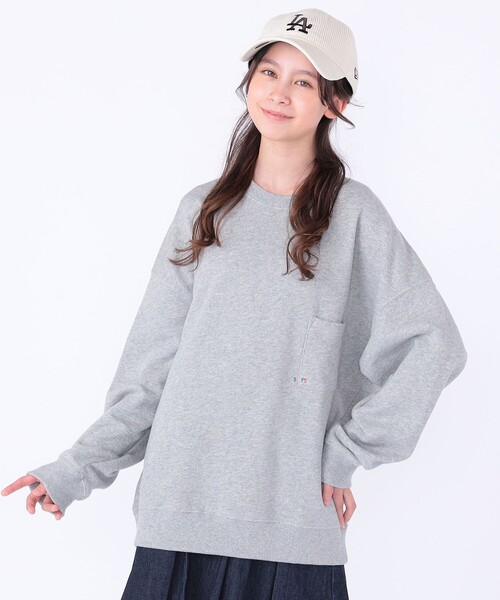 「SHIPS」 「KIDS」スウェットカットソー 140 ベージュ キッズ_画像2