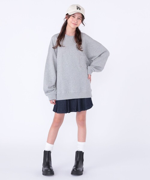「SHIPS」 「KIDS」スウェットカットソー 140 ベージュ キッズ_画像4