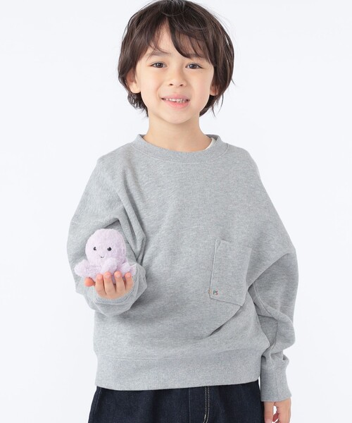 「SHIPS」 「KIDS」スウェットカットソー 140 ベージュ キッズ_画像7