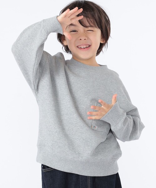「SHIPS」 「KIDS」スウェットカットソー 140 ベージュ キッズ_画像8