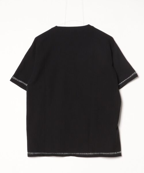 「tk.TAKEO KIKUCHI」 半袖Tシャツ L ブラック メンズ_画像2
