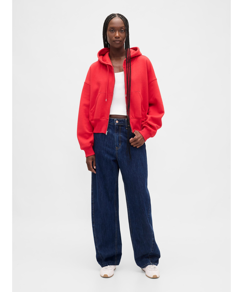 GAP（ギャップ） ジップアップパーカー L ピンク系その他 レディース