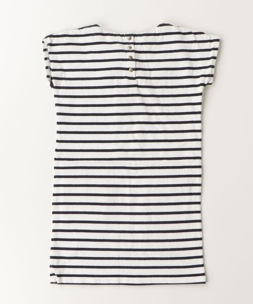 「PETIT BATEAU」 「KIDS」ボーダー柄ノースリーブワンピース - ネイビー キッズ_画像2