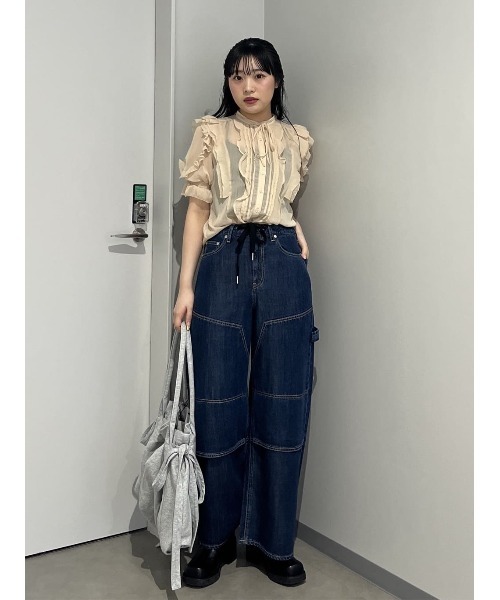 SLY（スライ） ショルダーバッグ バッグ SW GATHER RIBBON BAG