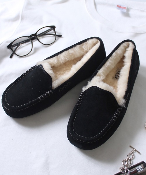 「UGG」 モカシンシューズ 25.0cm ブラウン レディース_画像7