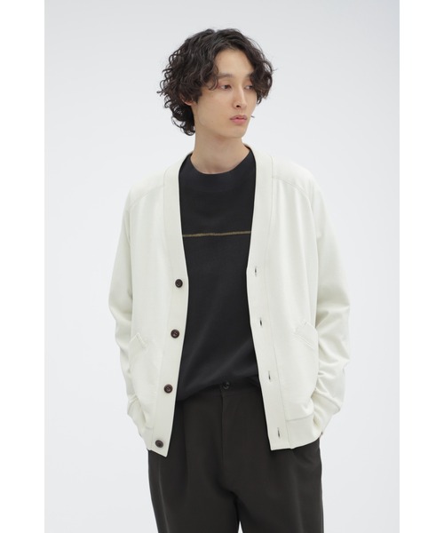 「MHL.」 カーディガン MEDIUM ホワイト系その他3 メンズ