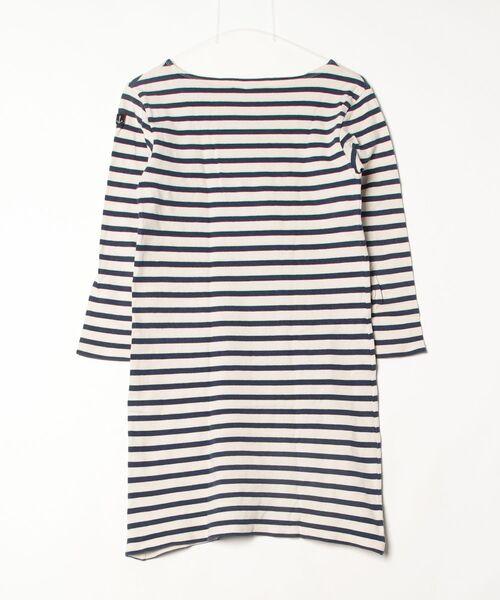 「LA MARINE FRANCAISE」 ボーダー柄7分袖ワンピース 1 ネイビー レディース_画像2