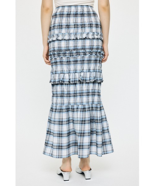 MOUSSY（マウジー） ロング スカート 「セットアップ対応」PLAID