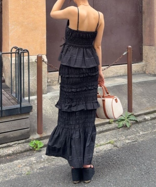 MOUSSY（マウジー） ロング スカート 「セットアップ対応」PLAID