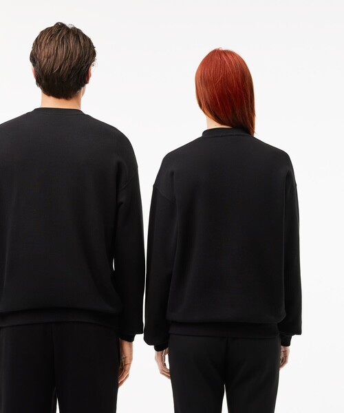 「LACOSTE」 スウェットカットソー X-SMALL ブラック メンズ_画像4