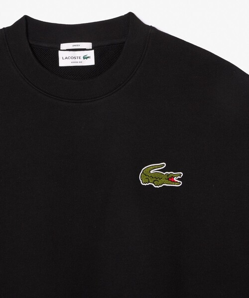 「LACOSTE」 スウェットカットソー X-SMALL ブラック メンズ_画像6