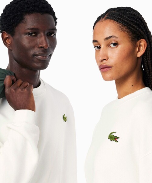 「LACOSTE」 スウェットカットソー X-SMALL ブラック メンズ_画像9