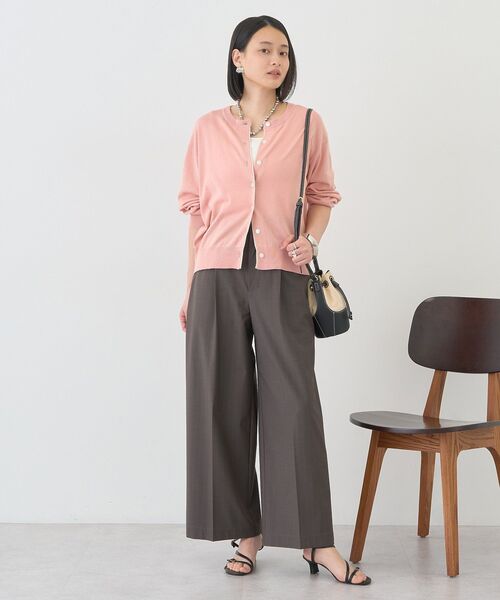 「AMERICAN HOLIC」 ニットカーディガン L ネイビー レディース_画像8