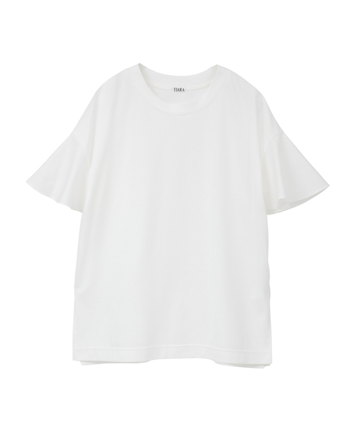 Tiara（ティアラ） tシャツ 半袖 フレアスリーブTシャツ レディース 