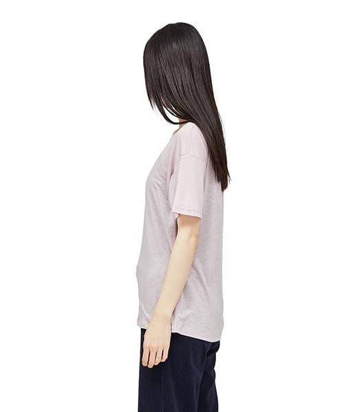 「BASERANGE」 半袖Tシャツ X-SMALL イエロー系その他 レディース_画像4