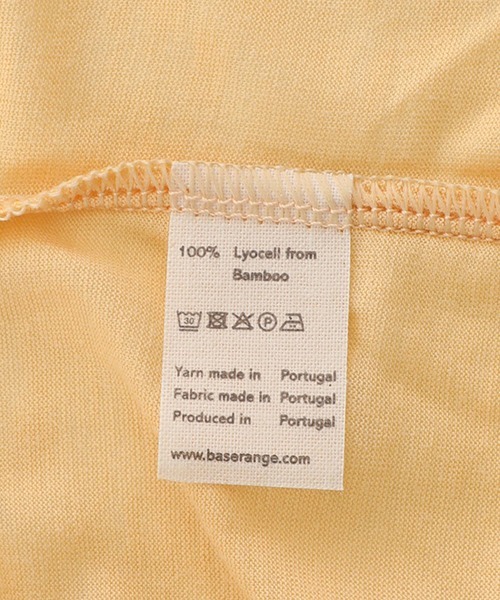 「BASERANGE」 半袖Tシャツ X-SMALL イエロー系その他 レディース_画像9