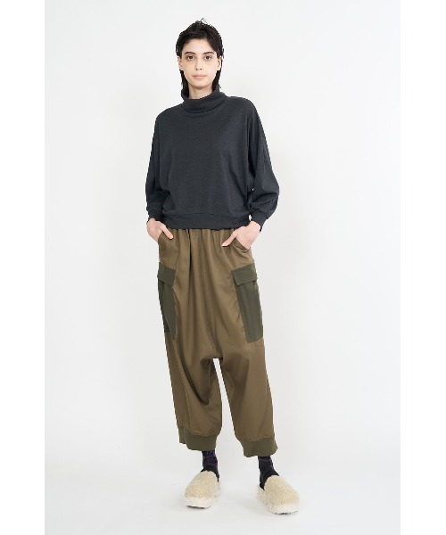 「gomme」 サルエルパンツ MEDIUM グリーン レディース_画像8