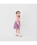 ワンピース 長袖チュールドッキングワンピース(...の詳細画像2
