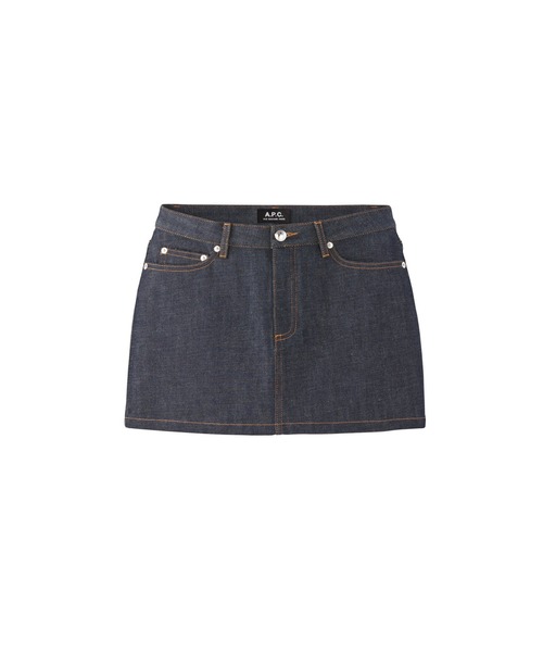 【美品】A.P.C. デニム　ミニ　デニムスカート　Sサイズ A.P.C.（アーペーセー） デニムスカート MINI-JUPE / ミニスカート
