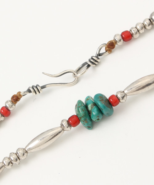 SunKu ブレスレット SILVER X TURQUOISE BRACELET メンズ