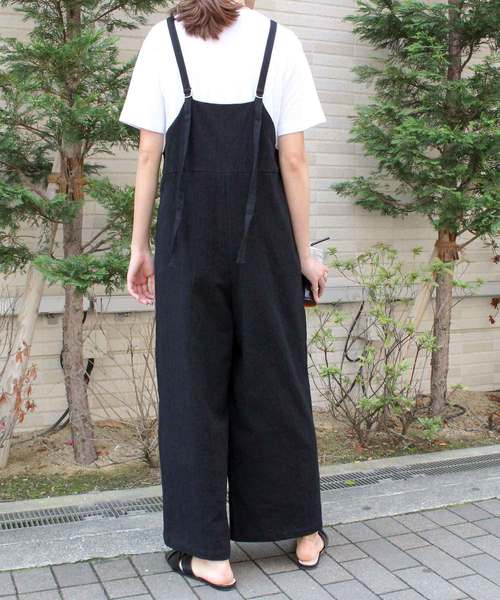 MODE ROBE（モードローブ） サロペット オーバーオール スラブガーゼ