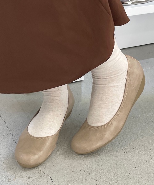 shopnikoniko（ショップにこにこ） パンプス 日本製 バレエシューズ
